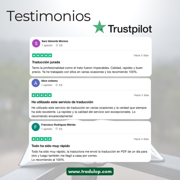 Opiniones Tradulop